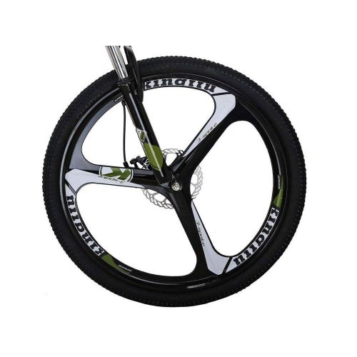  Extrbici Mountain Bike Foldable Bicycle 3 Spoke Wheel,G6 Dual Suspension 26 inch 21 speeds Shimano Derailleur