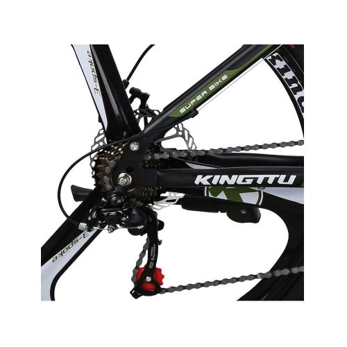  Extrbici Mountain Bike Foldable Bicycle 3 Spoke Wheel,G6 Dual Suspension 26 inch 21 speeds Shimano Derailleur