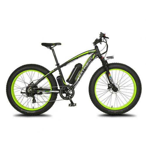 Extrbici Electric Bike Cruiser Bicycle XF660 1000W Motor 48V 16AH Panasonic Battery eBike for Adults Mens 4.0 x 26 Inch Fat Tire Hydraulic Brake Brushless Shimano 7 Speeds Pedal As