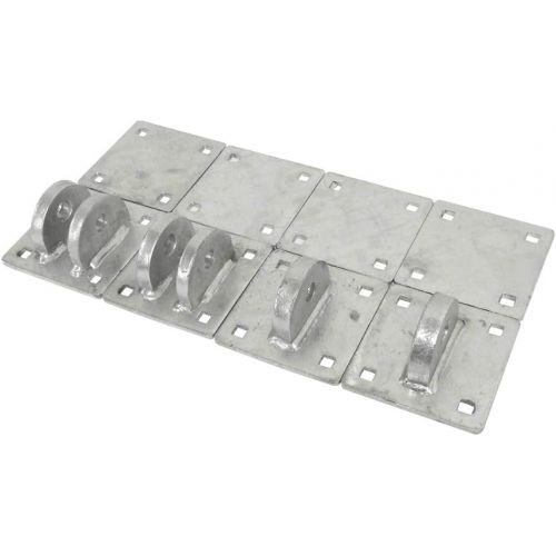  Extreme Max 3005.5588 Heavy-Duty Floating Dock Galvanized Link Connector Kit - Includes Two Complete Hinge Sets to Connect Two Floating Dock Sections