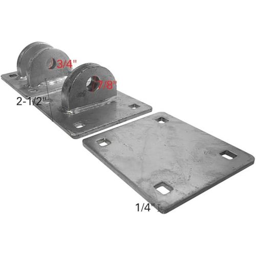  Extreme Max 3005.5588 Heavy-Duty Floating Dock Galvanized Link Connector Kit - Includes Two Complete Hinge Sets to Connect Two Floating Dock Sections