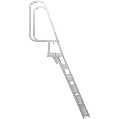  Extreme Max 3005.3919 Deluxe Flip-Up Dock Ladder with Welded Step Assembly - 6-Step