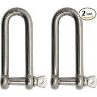 Extreme Max 3006.8209.2 BoatTector Stainless Steel Long D Shackle - 1/2