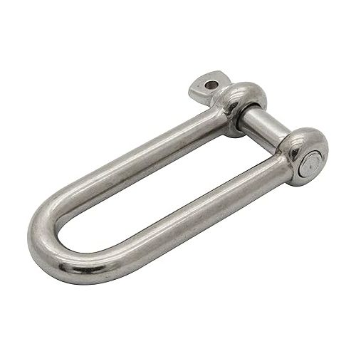  Extreme Max 3006.8209.2 BoatTector Stainless Steel Long D Shackle - 1/2
