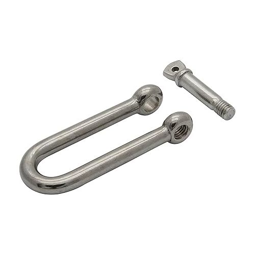  Extreme Max 3006.8209.2 BoatTector Stainless Steel Long D Shackle - 1/2