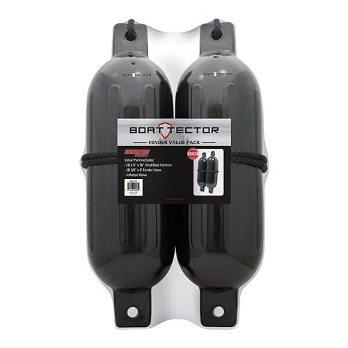  Extreme Max 3006.7375 BoatTector Inflatable Fender Value 2-Pack - 4.5