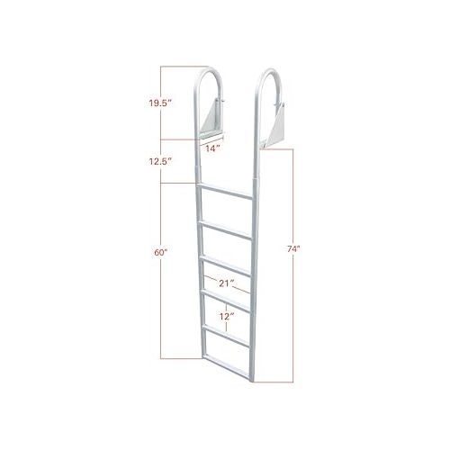  Extreme Max 3005.3907 Flip-Up Dock Ladder - 6-Step