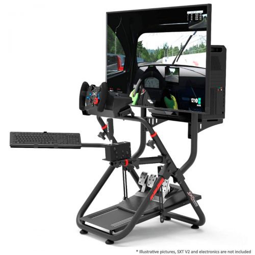  Extreme Sim Racing Tv Stand Add-on Upgrade for Wheel Stand SXT V2 - Fits only SXT V2 - Suitable for TV sizes up to 50