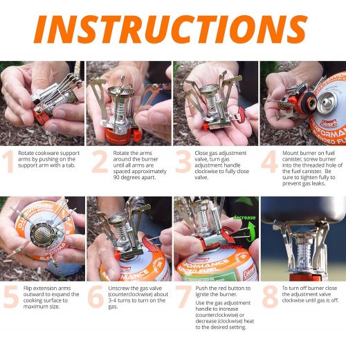  Extremus Portable Camping Stove, Backpacking Stove, Hiking Stove, Pocket Stove, Mini Camp Stove, Compact Wind Resistant Camping Stove for Backpacking, Hiking, Camping, and Tailgati