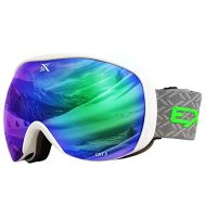 Extremus MilkRun Ski Goggles, Lightweight,Wide View,UV400 Protection,Helmet Compatible,Snowboard & Snow Goggles for Men Women