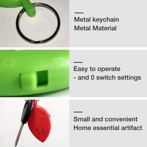  [아마존베스트]-Service-Informationen Exuberant Key Fob Finder Anti-Lost Tracker Key Finder Whistle Reminder For Key Ring Wallet Luggage Child Alarm Leaf Shape