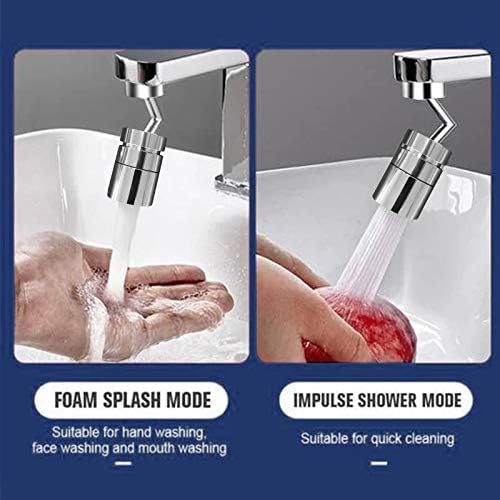  [아마존베스트]Exzljws Universal Spray Filter Valve 720 Water Outlet Tap 2020 Rotate Universal Filter Faucet Rotatable Moveable Tap Kitchen Tap Head 720° Rotatable with 4-Layer Mesh Filter Drinking Water