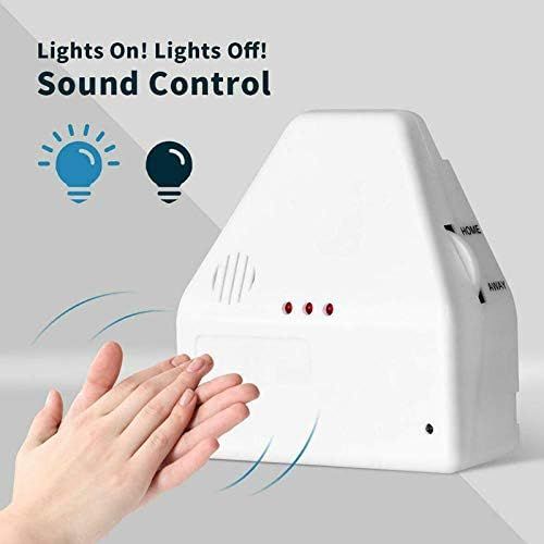  [아마존베스트]Exzljws Clapper Sound Activated Switch On/Off Hand Clap Electronic Light 110V The Clapper Sound Activated Switch Universal Sound Activated Switch for Kitchen/Bedroom/TV/Devices