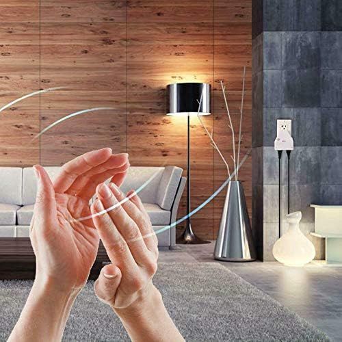  [아마존베스트]Exzljws Clapper Sound Activated Switch On/Off Hand Clap Electronic Light 110V The Clapper Sound Activated Switch Universal Sound Activated Switch for Kitchen/Bedroom/TV/Devices