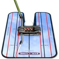 EyeLine Golf Patented Putting Mirror Training Aid - Portable Putting Trainer for Games Drills, As seen on PGA Tour, Made in USA, Use Outdoors or Indoors, Mirror Size 9.25 x 17.5 in.