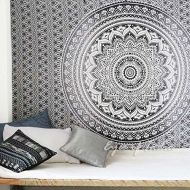 Brand: Eyes of India Eyes of India - Twin Queen Ombre Mandala Tapestry Indian Beach Bedspread Bohemian Boho