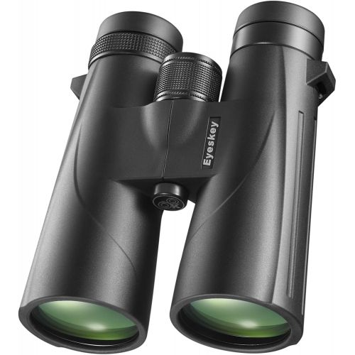  Eyeskey HD 10X50 Hunter Binoculars for Adults - Optimized Bak-4 Roof Prism Binos with FMC Lens - Fully Waterproof and Fog Proof - Super Clear Vision for Hunting Wildlife Watching