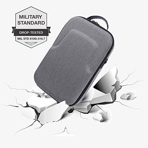  [아마존베스트]Eyglo Travel Case for Oculus Quest All-in-one VR Gaming Headset Hard Carrying Case Shoulder Bag Protective Storage Box (Gray)