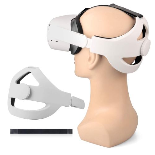  [아마존베스트]Eyglo Replace Adjustable Elite Strap for Oculus Quest 2 Head Strap Headband Enhanced Support and Reduce Head Pressure Comfortable Touch
