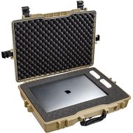 Eylar Large 22 inch Protective, Camera, Tools, Equipment Laptop Hard Case Waterproof w/ 3 Layers Foam (Tan FDE)