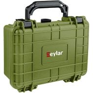 Eylar Protective Gear and Camera Hard Case Water & Shock Proof w/ Foam TSA Approved 8.12 inch 6.56 inch 3.56 inch (OD Green)