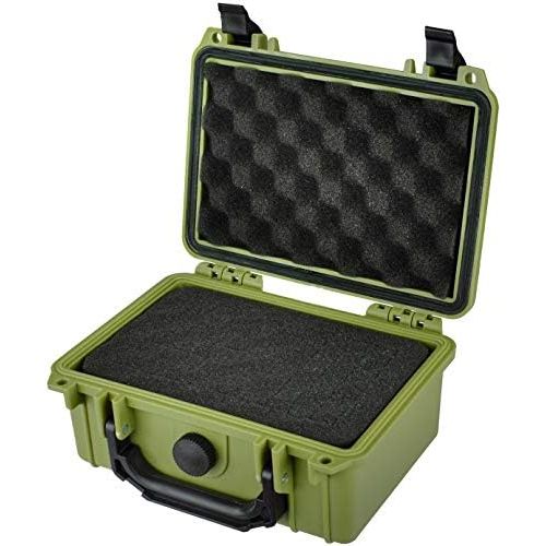  Eylar Protective Gear and Camera Hard Case Water & Shock Proof w/ Foam TSA Approved 8.12 inch 6.56 inch 3.56 inch (OD Green)