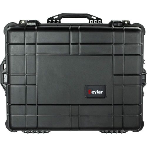  XL 24.64 Protective Roller Camera Hard Case Water and Shock Resistant w/ Foam (Black) by Eylar