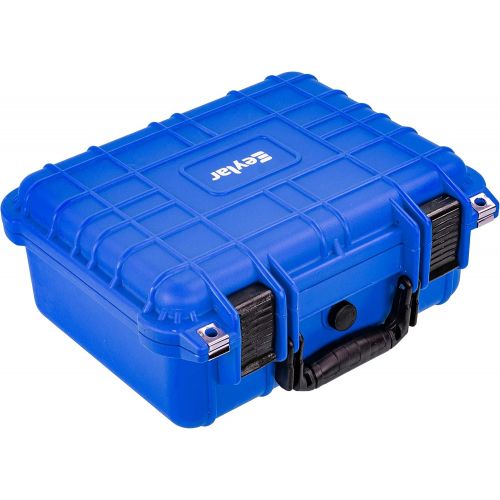  Eylar Protective Hard Camera Case Water & Shock Proof w/Foam TSA Approved 13.37 Inch 11.62 Inch 6 Inch Blue (Blue)