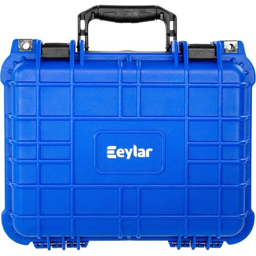  Eylar Protective Hard Camera Case Water & Shock Proof w/Foam TSA Approved 13.37 Inch 11.62 Inch 6 Inch Blue (Blue)