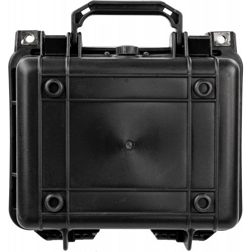  Eylar Small 10.62 Gear, Equipment, Hard Camera Case with Custom Logo Plate, Waterproof with Foam TSA Standards (Black)