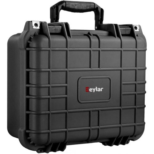  Eylar Protective Hard Camera Case Water & Shock Proof w/Foam TSA Approved 13.37 Inch 11.62 Inch 6 Inch Black