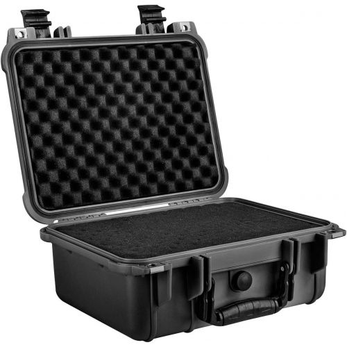  Eylar Protective Hard Camera Case Water & Shock Proof w/Foam TSA Approved 13.37 Inch 11.62 Inch 6 Inch Black