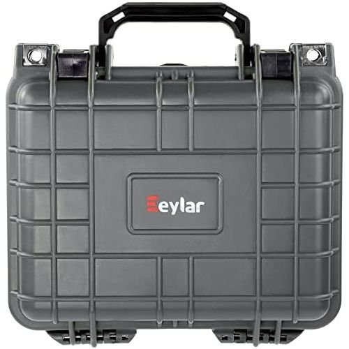  Eylar Small 10.62 Gear, Equipment, Hard Camera Case Waterproof with Foam TSA Standards (Gray)