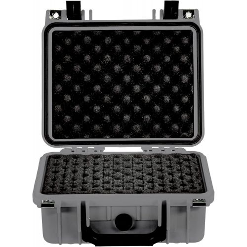 Eylar Small 10.62 Gear, Equipment, Hard Camera Case Waterproof with Foam TSA Standards (Gray)