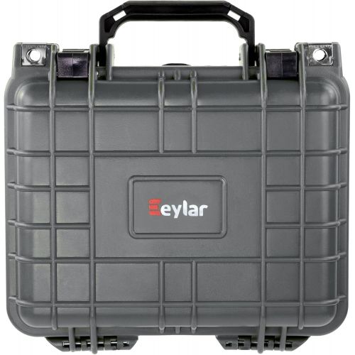  Eylar Small 10.62 Gear, Equipment, Hard Camera Case Waterproof with Foam TSA Standards (Gray)