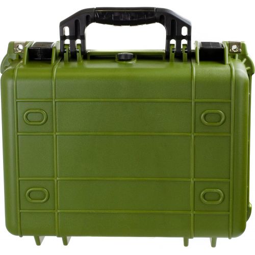  Eylar Standard 16 Gear, Equipment, Hard Camera Case Waterproof with Foam TSA Standards (Green)
