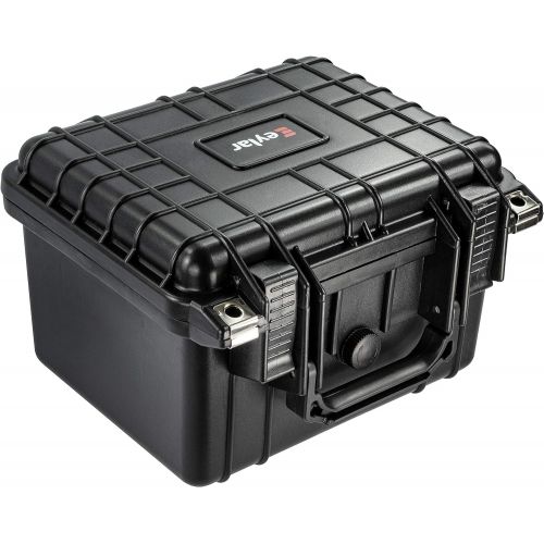  Eylar Small 10.62 Deep Gear, Equipment, Hard Camera Case Waterproof with Foam (Black) TSA Standards