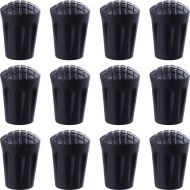 Eyourlife 12 Pack Rubber Tips Protectors for Trekking Poles Hiking Pole Replacement Fits Most Standard Hiking Poles with 11mm Hole Diameter, Shock Absorbing