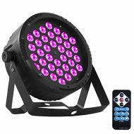 Eyourlife 36 X 1W LED Stage Lights Blacklight UV Light Par Lights Stage Lighting DMX Black Light DJ Lighting for Glow Party Wall Decor Neon Paint Dance Floor Disco Bar Concert