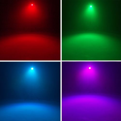  Stage Par Light, Eyourlife 2 Pack LED Par Lights with Super Bright 30W COB RGB Tricolors Par Can or Stage Lighting Church Wedding DJ Lights Party