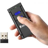[아마존베스트]Eyoyo Mini 1D Wireless Barcode Scanner,Compatible with Bluetooth Function & 2.4GHz Wireless & Wired Connection, Portable Barcode Reader Work With Windows, Mac,Android, iOS Phones,