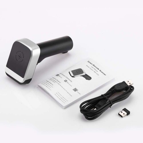  [아마존베스트]Eyoyo Bluetooth Barcode Scanner, Compatible with Bluetooth Function & 2.4GHz Wireless & Wired Connection CCD Bar Code Reader for iPad, iPhone, Android Phones, Tablets or Computers,