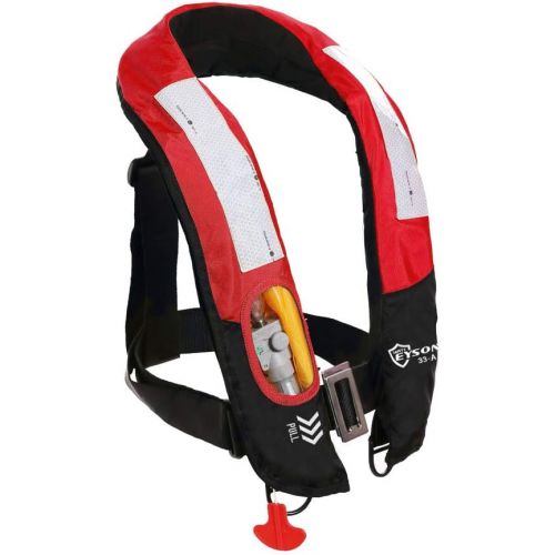  Eyson Inflatable Life Jacket Life Vest Highly Visible Automatic