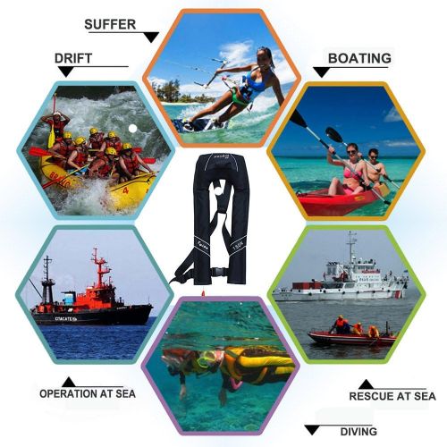  Eyson Slim Inflatable PFD Life Jacket Life Vest Adult Automatic/Manual