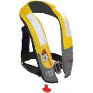 Eyson Inflatable Life Jacket Life Vest Highly Visible Manual for Adults (Yellow)