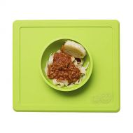 [아마존베스트]Ezpz ezpz Happy Bowl - One-Piece Silicone placemat + Bowl (Lime)