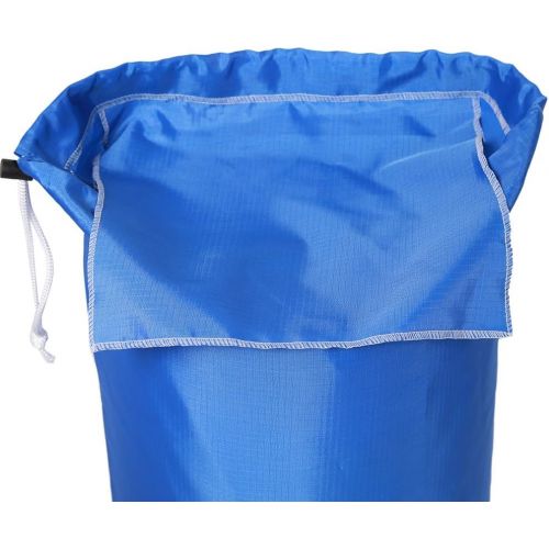  Ezek 210 Denier Compression Stuff Sacks, Drawstering Sleeping Bags Storage Organizer with Bottom Handle, Water-Resistant for Camping, Hiking, Backpacking, 4 Sizes,4 Pack, Royal Blu