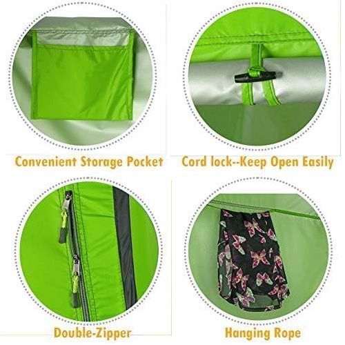  Ezone Pop Up Shower Tent Instant Portable Outdoor Privacy Tent, Camp Toilet, Changing Room, Rain Shelter with Window  for Camping and Beach  Easy Set Up,