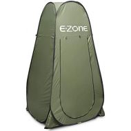 Ezone Pop Up Shower Tent Instant Portable Outdoor Privacy Tent, Camp Toilet, Changing Room, Rain Shelter with Window ? for Camping and Beach ? Easy Set Up, Foldable with Carrying Bag
