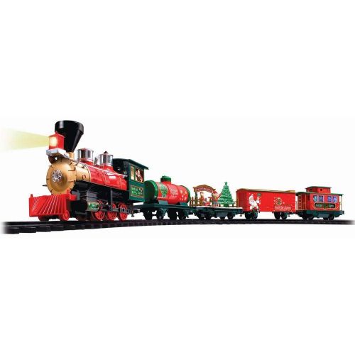  Eztech Christmas Train Set - North Pole Express 37297 - Battery Powered Wireless Remote Control. Plays Christmas Songs